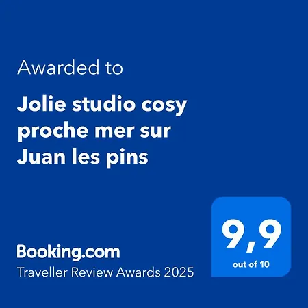 아파트 Jolie Cosy Proche Sur Juan Les Pins 앙티브